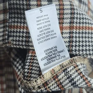 By Together Multicolor‎ High Rise Houndstooth Plaid Wide Leg Pants Size Small thumbnail 6