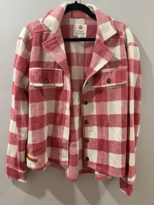 Simply Southern Checkered Flannel Jacket thumbnail 1