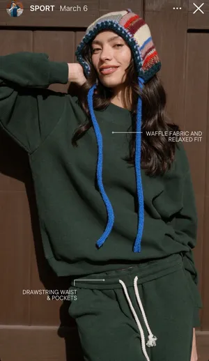 PARKE Waffle Mockneck L/XL thumbnail 3