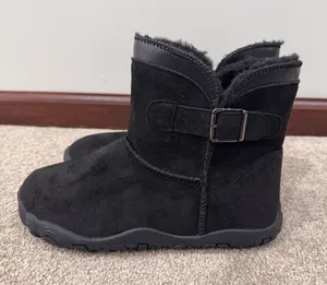Barefoot Wide Toe Bed Women’s Size 39 Winter Boots Suede Black thumbnail 1