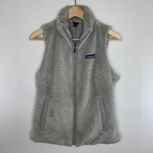 Patagonia Los Gatos Fleece Vest Size Medium Grey Womens Full Zip thumbnail 2
