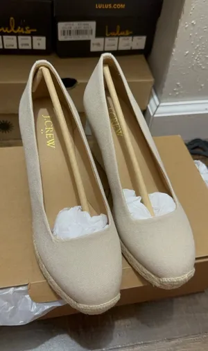 j.crew heels Seville espadrilles Flax size 6 thumbnail 1