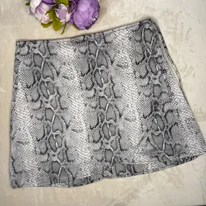 Altard State Black and White Snake Print Skirt thumbnail 2