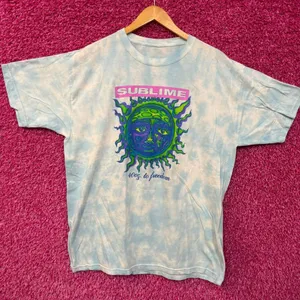 Sublime 40oz to Freedom Neon Sun Ska Rock Band Tie Dye XL thumbnail 1