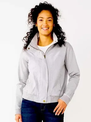 Lightweight Women’s Jacket Gray Size M thumbnail 1
