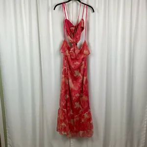 Gianni Bini Cherry Myra Halter Cutout Maxi Dress Sz.10 NWT thumbnail 6
