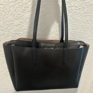 Marc Jacobs The Protege Black Leather Large Tote Laptop Bag thumbnail 4