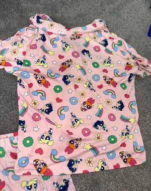 Powerpuff Girls Pajama Set Pink Size L thumbnail 5
