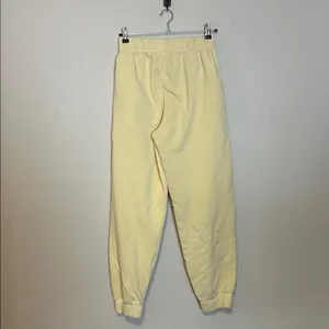 GANNI yellow‎ Embroidered sweatpants joggers Size Small thumbnail 6