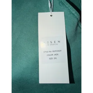 Risen Jeans Jade Green Cargo Pants Wide Leg High Rise NWT 2XL RDP5502X thumbnail 5
