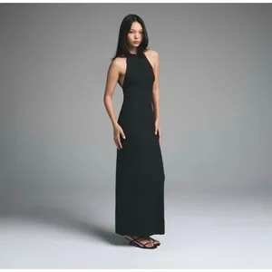 New Skims Cloud Maxi Dress onyx Small thumbnail 5