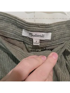 Madewell Corduroy High-Rise Tapered Pants thumbnail 4