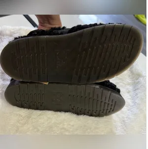 ✨ NWT Dr. Martens Jorge II WarmWair Fleece Slingback Mules - Black 🖤 (US W 8 / M 7 / EU 39) thumbnail 8