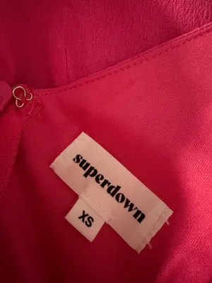 superdown Karen Wrap Romper Pink Size XS thumbnail 5