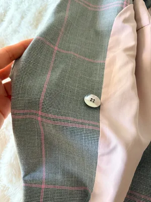 Bershka plaid trench vest thumbnail 5