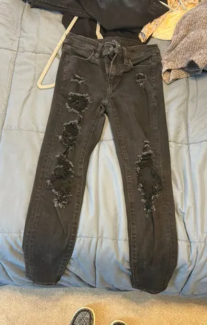 American Eagle Outfitters Jeans Ripped Stretch thumbnail 1