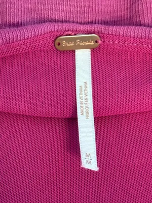 Free People Boulevard Ruched Side Tank in Fuchsia Purple thumbnail 4