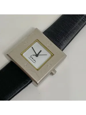 Projects Michael Graves Watch 30mm Square Dial Silver Tone quartz black running thumbnail 10