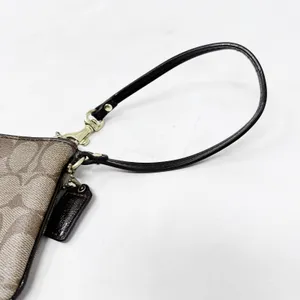 [Coach] Signature C Peyton Coated Canvas Wristlet Brown FLAWS - READ DESCRIPTION thumbnail 8