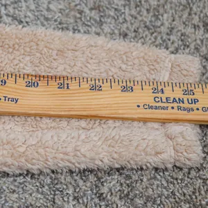 PINK Victoria's Secret Sherpa Teddy‎ Fleece Hoodie XS Beige Quarter Zip Pullover thumbnail 11