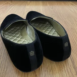 Sold🎉Birdies black velvet starling flat slip on casual loafers size US 7 thumbnail 4