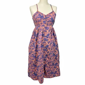 Universal Thread Boho Floral Tie-Back Midi Dress Cottagecore Garden Party XXL thumbnail 6