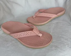 Vionic Pink Women's Perforated Strap Flip Flop Sandals Size 9 thumbnail 1