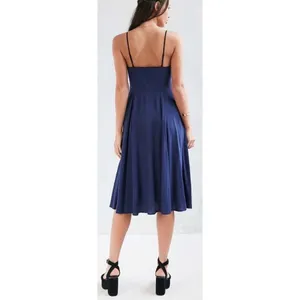 ✨COOPERATIVE GEORGIA MAY BLUE Lace Up Sz 4 DRESS✨ thumbnail 3