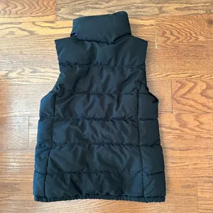 Old Navy Fleece Lined Waist Length High Neck Vest Size Small Gorpcore Full Zip thumbnail 8