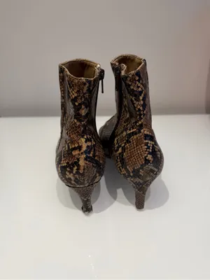 H&M Faux Snake Skin Booties thumbnail 5