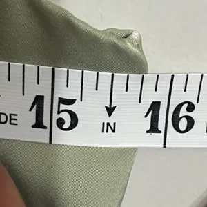Lulus Sage Green Satin Mini Dress Halter‎ Neck Asymmetrical Hem Size XS thumbnail 8