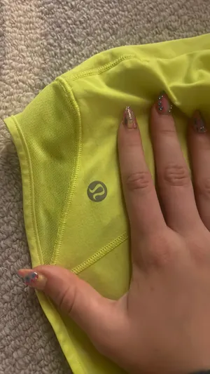 Lululemon Shorts Hotty Hot Yellow Highlighter thumbnail 3
