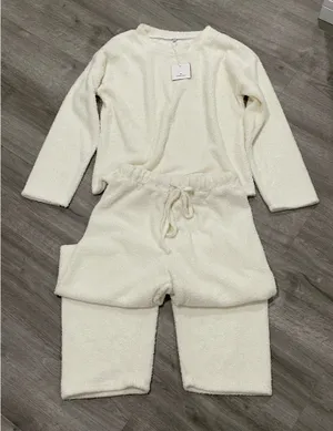 Fuzzy Fleece 2pc Matching Lounge Set Size M thumbnail 2