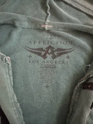 Women’s Affliction Zip-Up Sweater thumbnail 2