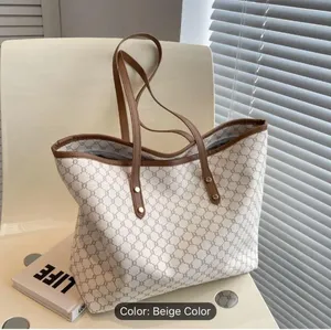 New women large tote with zipper thumbnail 1