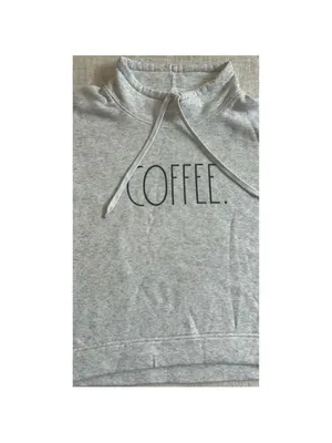 Rae Dunn Coffee Sweatshirt Size L Grey Graphic Crewneck Pullover thumbnail 12