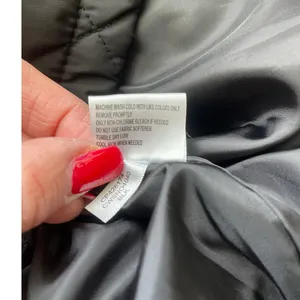 Calvin Klein Black Quilted Puffer Coat Full Zip &‎ Snap Collared Size Small thumbnail 11