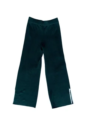 Wide Leg Knit Pants in Forest Green thumbnail 7