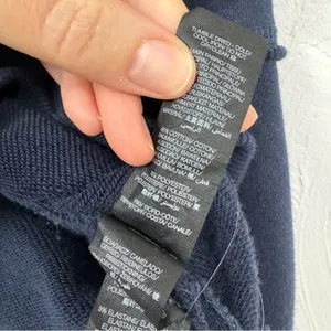 Sweaty Betty Navy Blue Oversized Hoodie Sweatshirt Women’s 8 Exposed Seams thumbnail 10