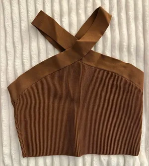 Babaton Aritzia Knit Tank Sculpt Criss-Cross thumbnail 1