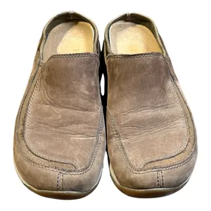 Merrell Primo Scoop Mules Womens 7 Brown Nubuck‎ Leather Slip On Clogs Comfort thumbnail 6