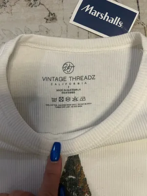 Vintage Threadz tee White thumbnail 3