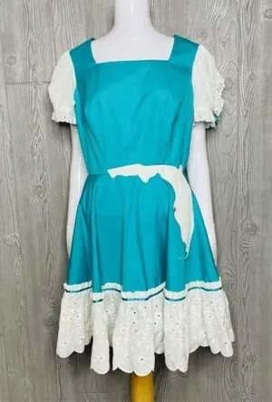 Unique handmade Florida dress clogging dance costume dress ruffle flare thumbnail 9