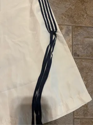 Edikted | Cream with black tie track pants thumbnail 4