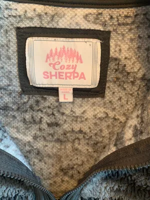 Cozy sherpa Sherpa Pullover Size Large Black Camo thumbnail 3