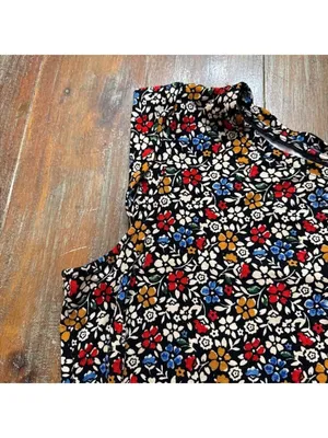 Maeve Anthropologie Floral Peplum Top XL thumbnail 2