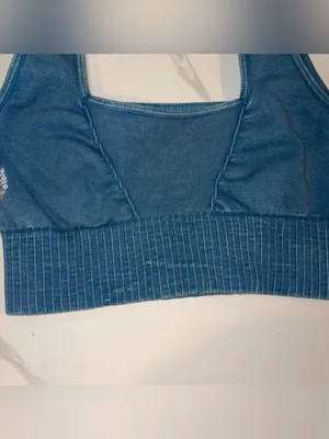 FP Movement Good Karma Square-Neck Bra Teal Size XS/S thumbnail 6