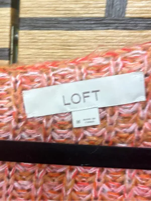 Loft Orange sweater size medium thumbnail 5