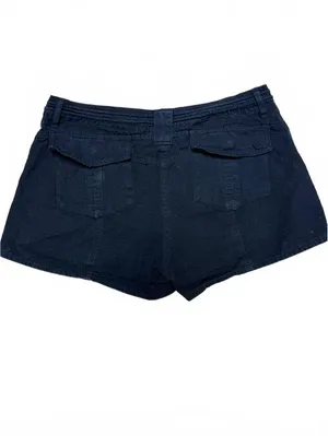 Women’s Navy Blue Cargo Shorts Size small Casual Outdoor Gorpcore Utility thumbnail 3