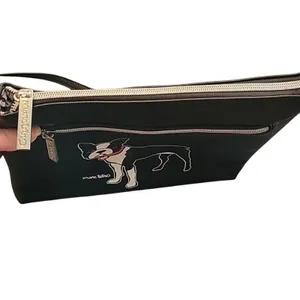 MARC TETRO black crossbody w/ Boston Terrier with adjustable strap New w/o Tag thumbnail 4